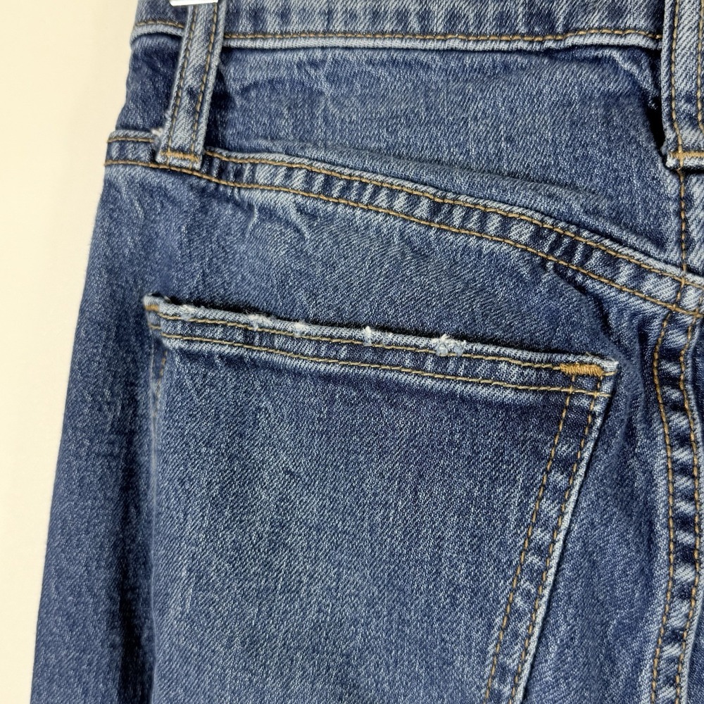 Silver Jeans Womens 24 x 28 Slim Straight Leg‎ Distressed Raw Rodeo Western Boho - Picture 6 of 7